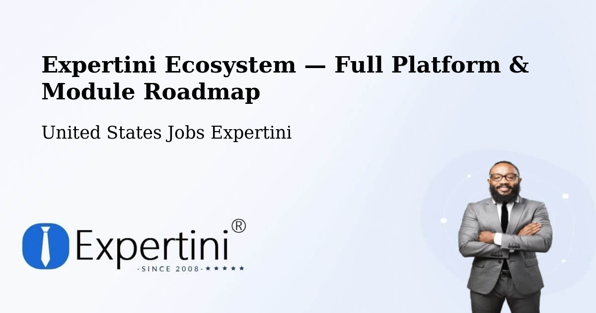 Expertini Ecosystem — Full Platform & Module Roadmap – Shepherdstown